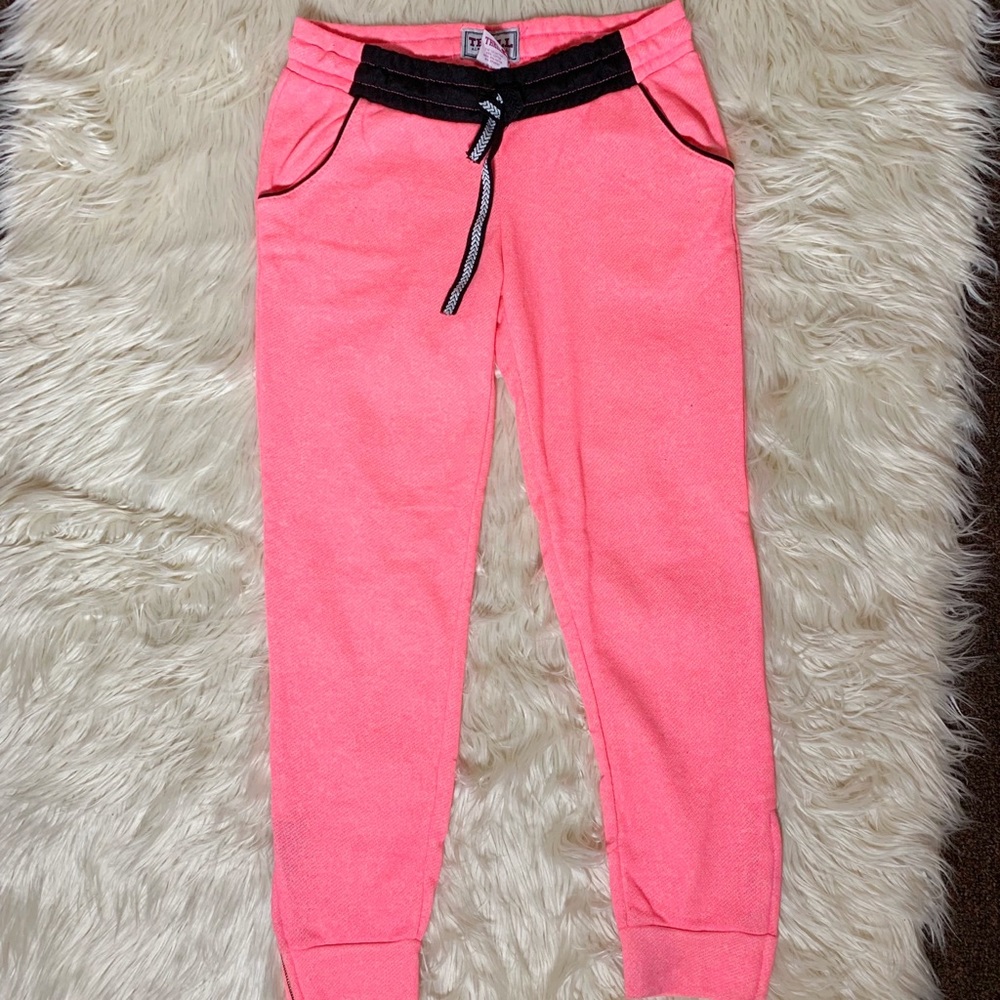 Bright Neon Pink Pants